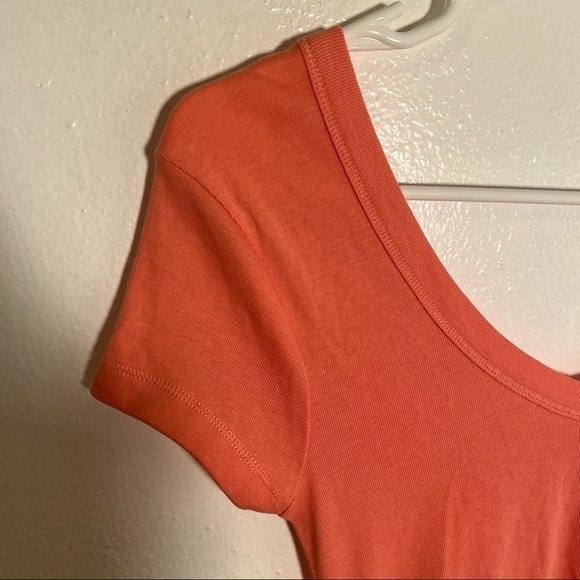 Tee Shop V-Neck Mini T-Shirt Dress Light Pink - Picture 5 of 10